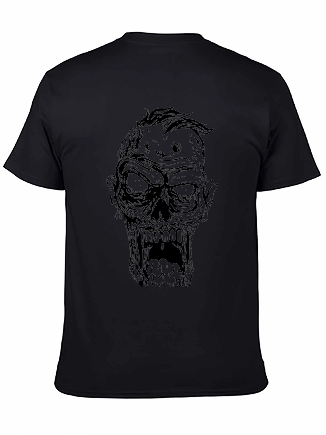 Zombie Graphic Black T-Shirt
