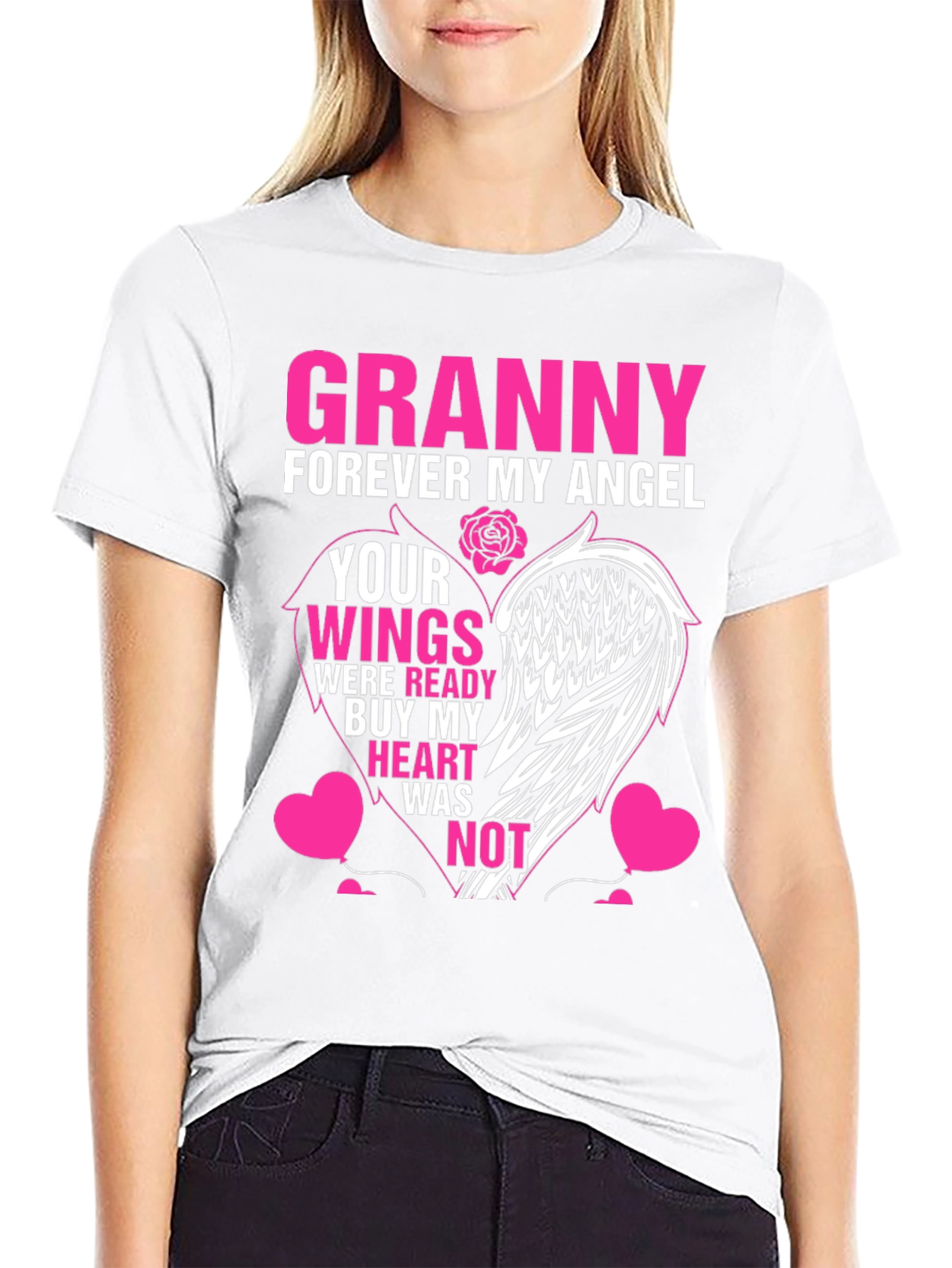 Granny Forever Angel Memorial T-Shirt