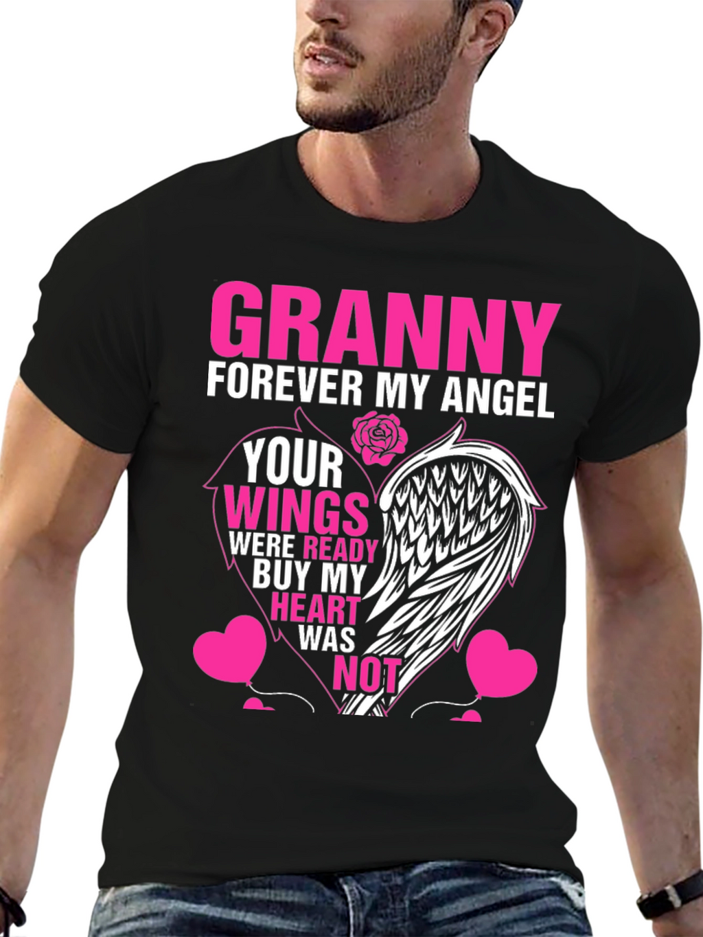 Granny Forever Angel Memorial T-Shirt