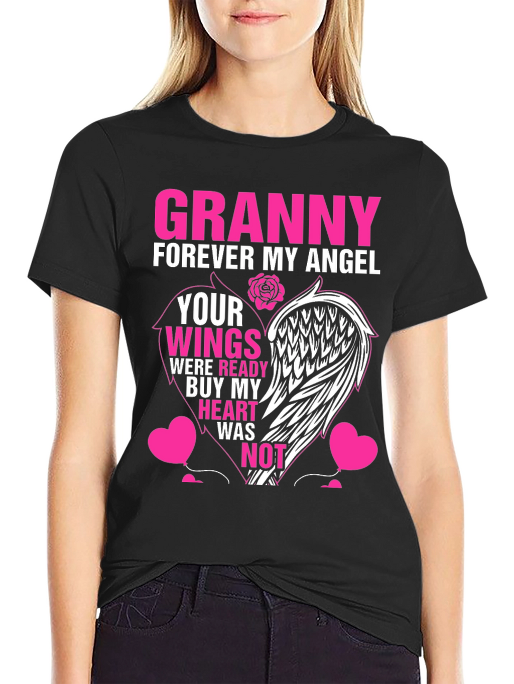 Granny Forever Angel Memorial T-Shirt