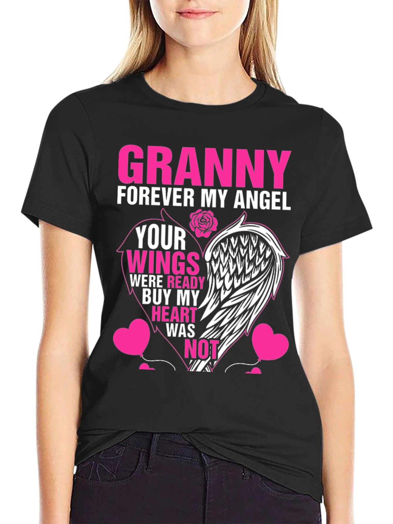 Granny Forever Angel Memorial T-Shirt