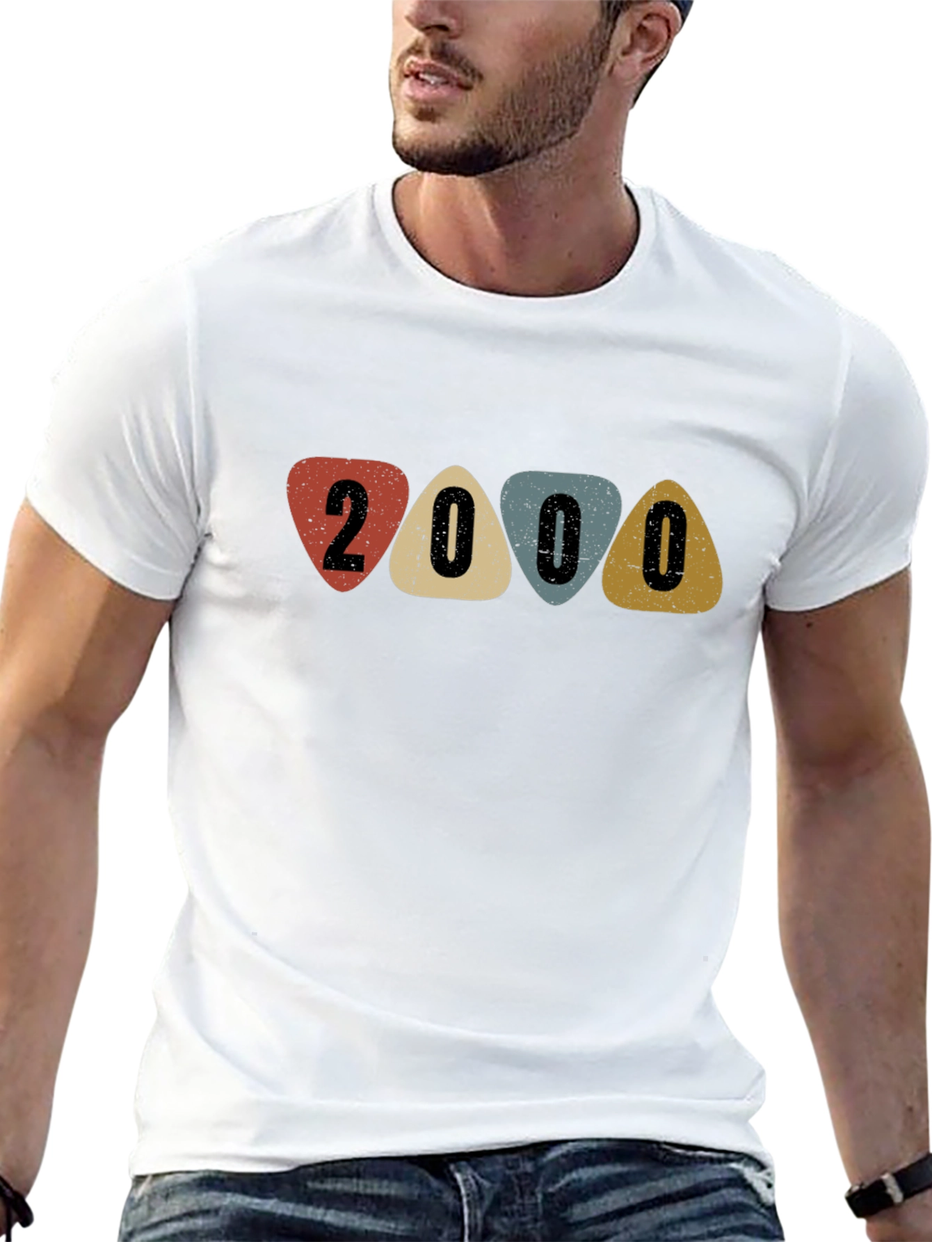 Retro 2000 Guitar Pick T-Shirt