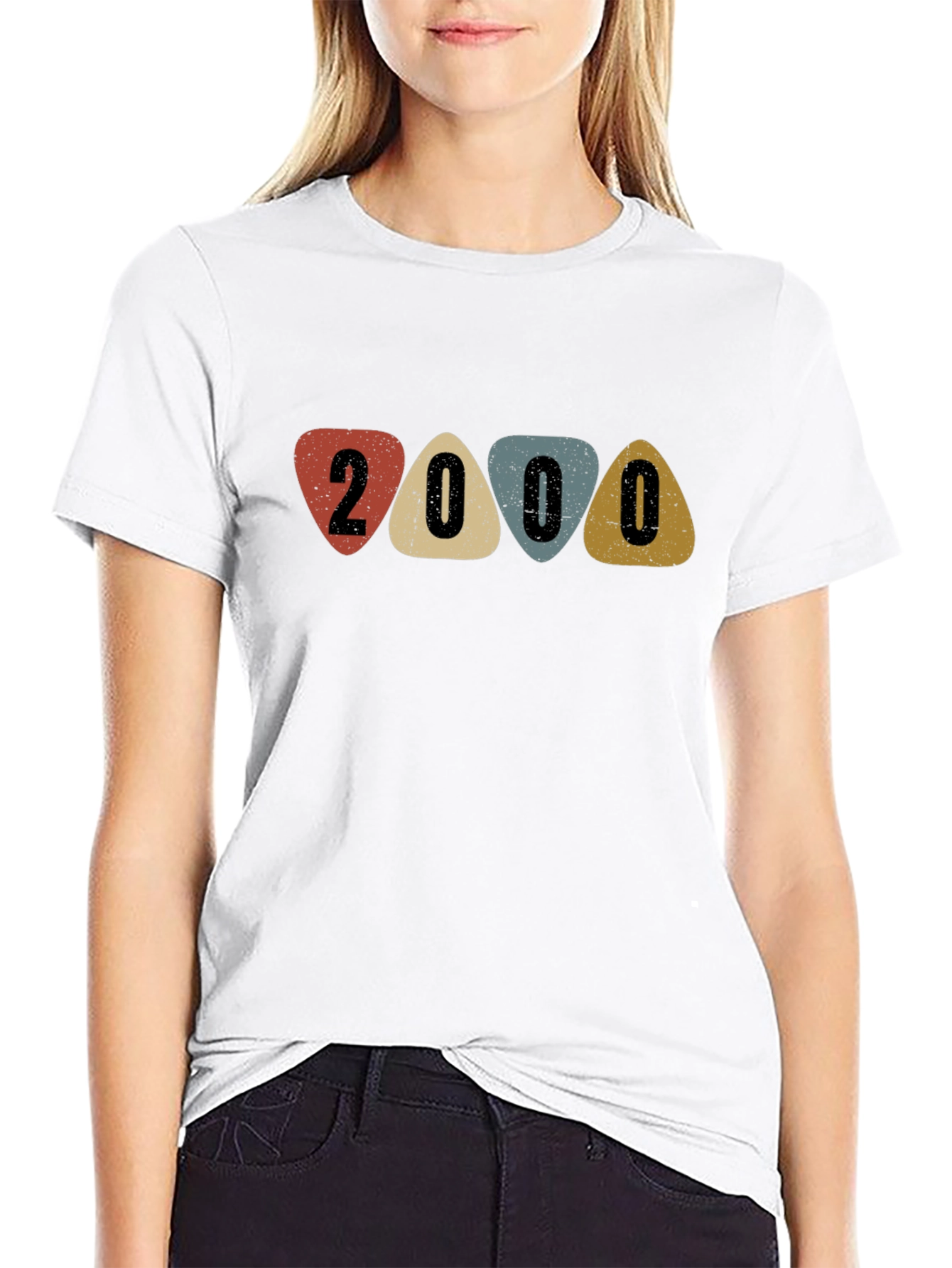 Retro 2000 Guitar Pick T-Shirt