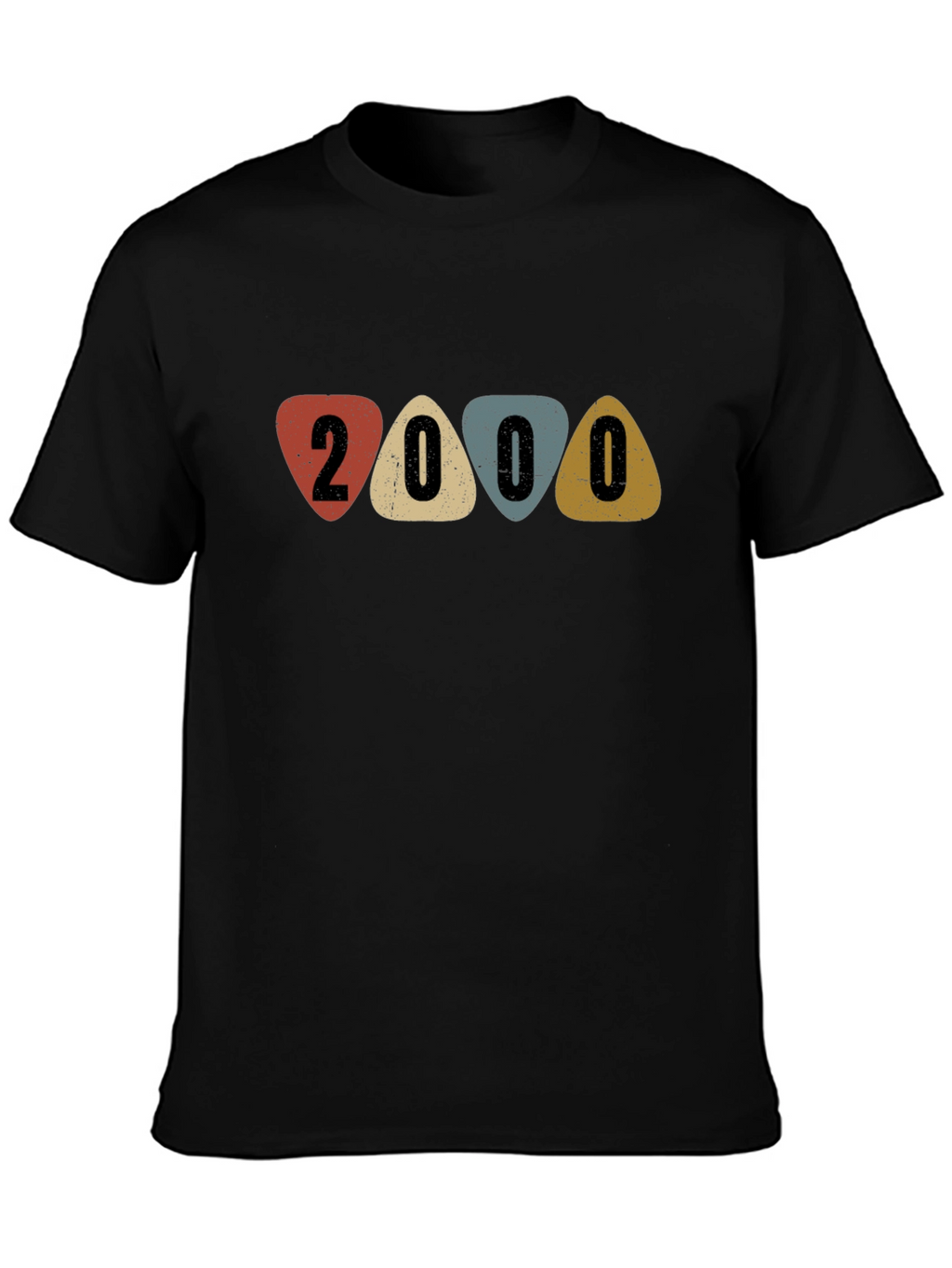 Retro 2000 Guitar Pick T-Shirt