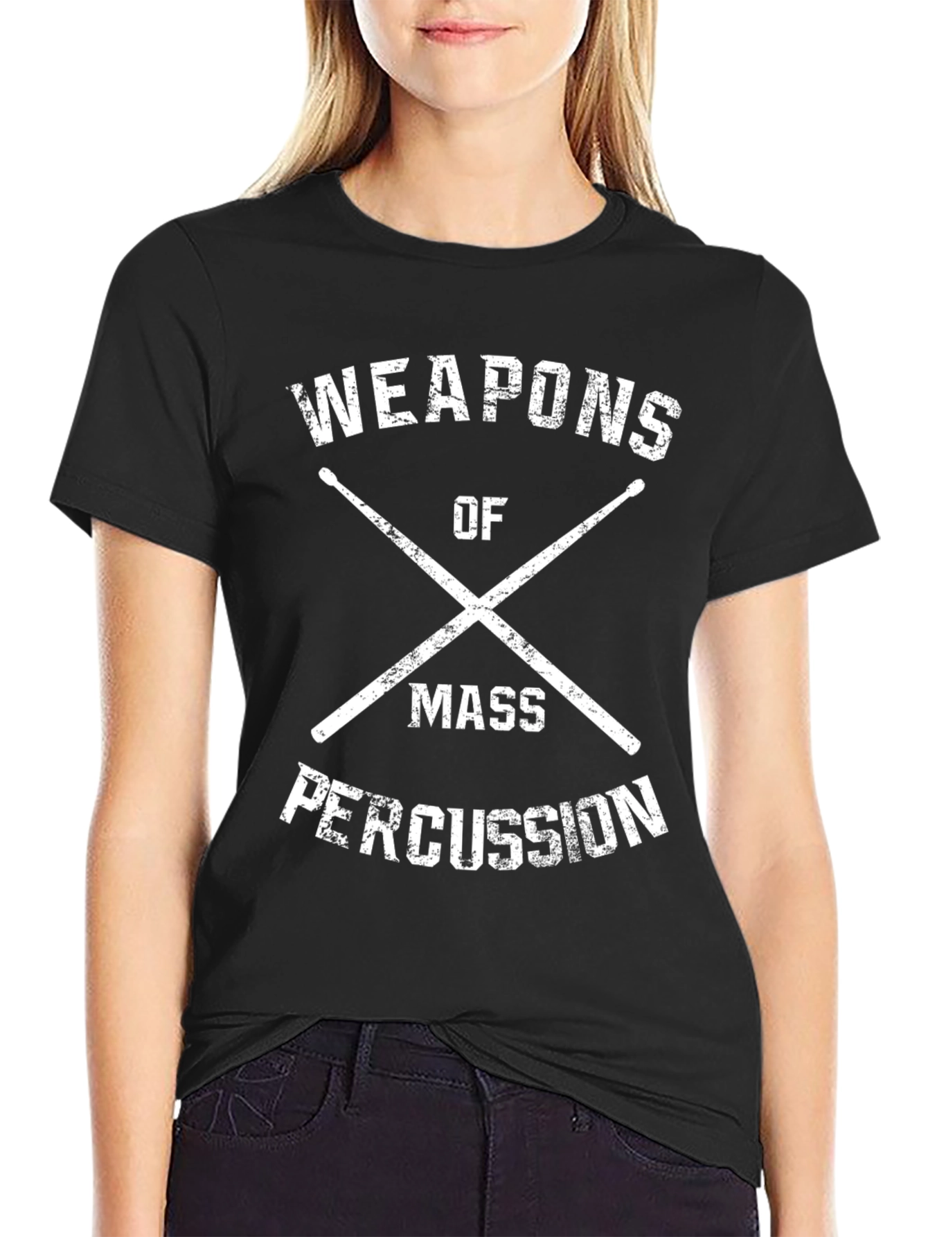 Weapons of Mass Percussion T-Shirt - Drummer Tee