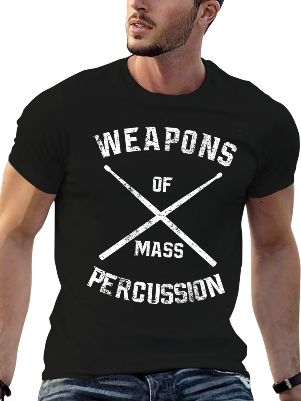 Weapons of Mass Percussion T-Shirt - Drummer Tee