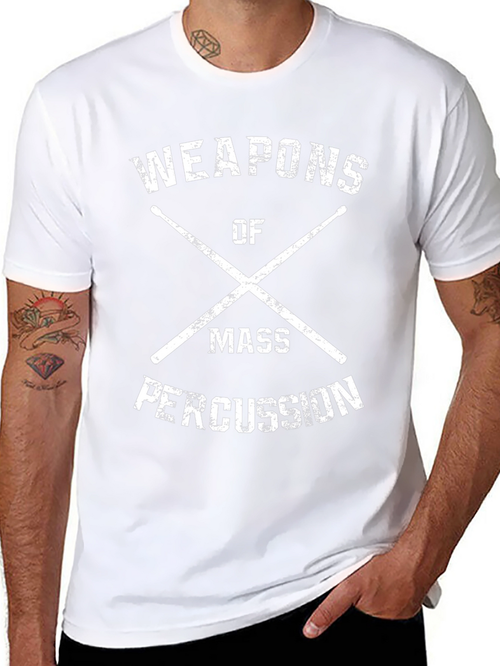 Weapons of Mass Percussion T-Shirt - Drummer Tee