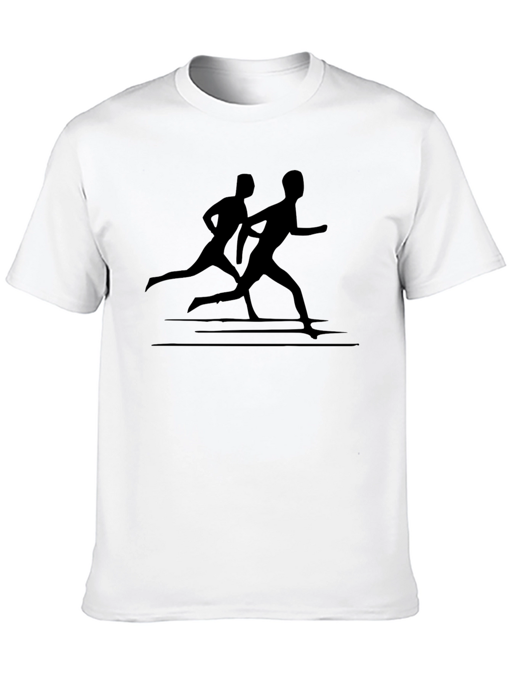 Runner Silhouette Graphic Tee - Black T-Shirt