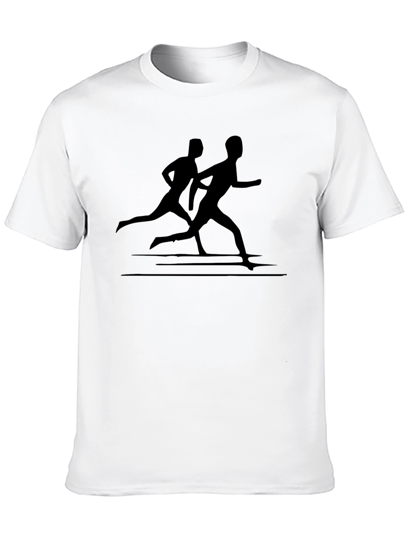 Runner Silhouette Graphic Tee - Black T-Shirt
