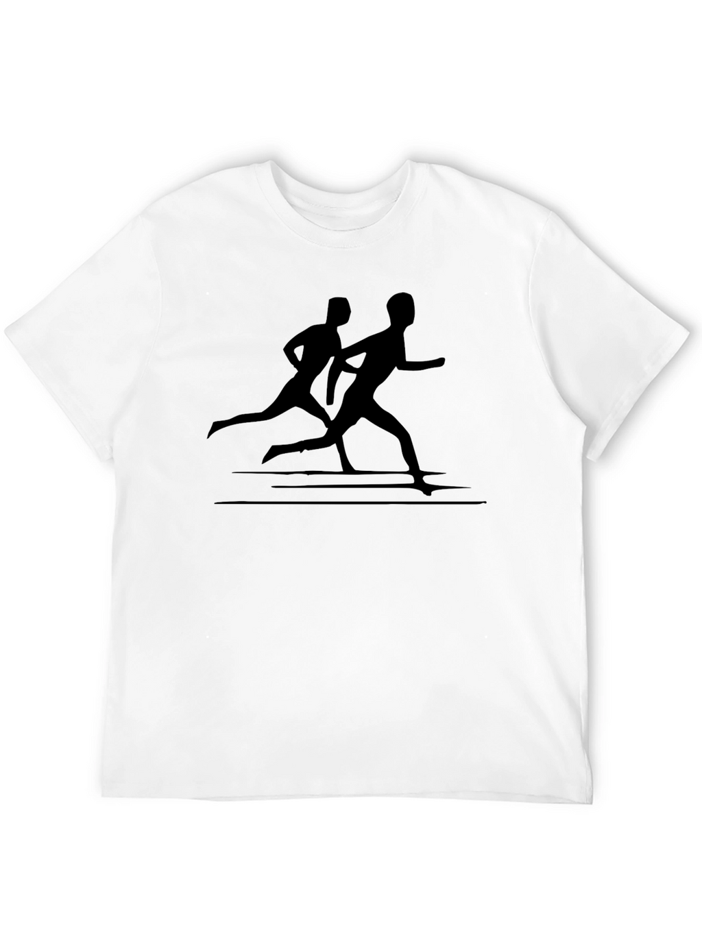 Runner Silhouette Graphic Tee - Black T-Shirt