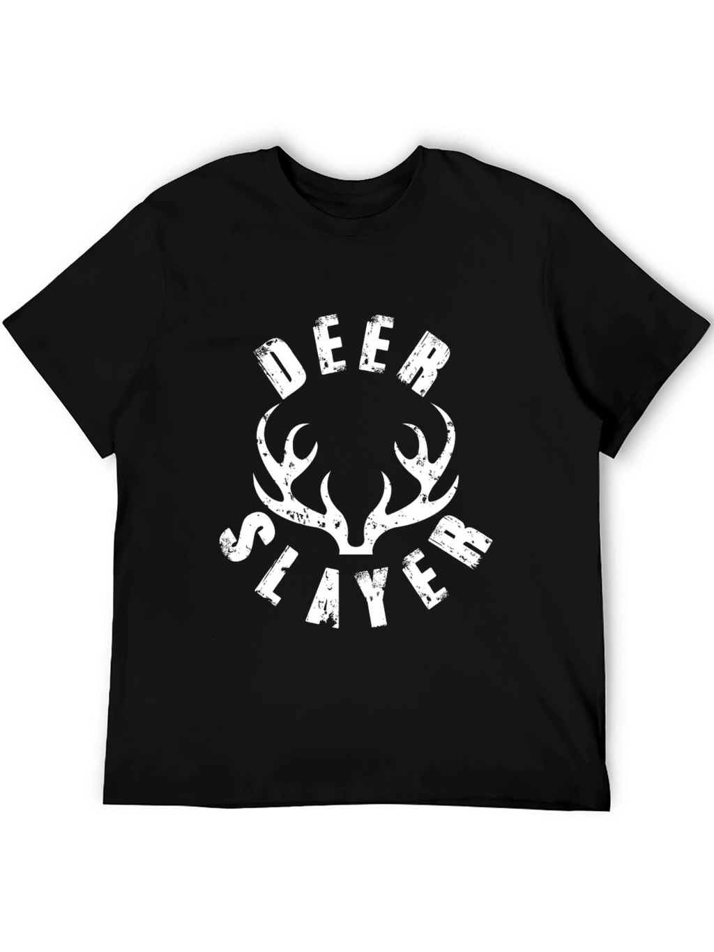 Deer Slayer Graphic T-Shirt - Black
