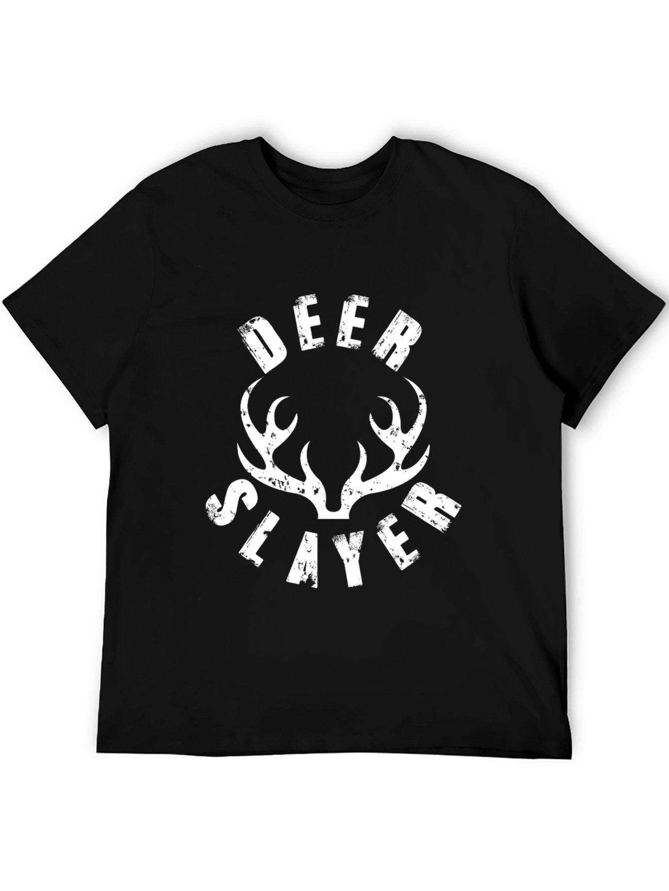 Deer Slayer Graphic T-Shirt - Black