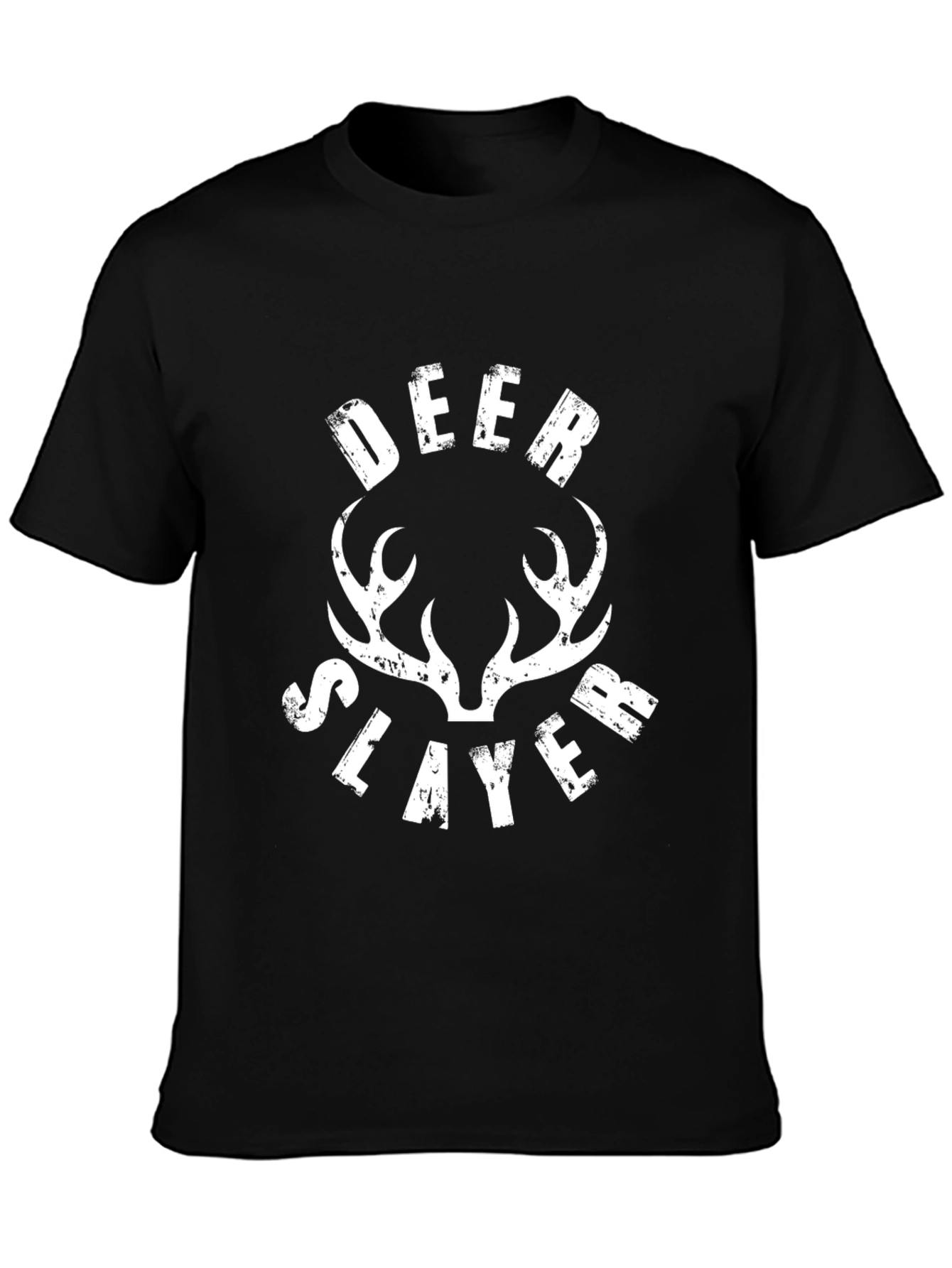 Deer Slayer Graphic T-Shirt - Black