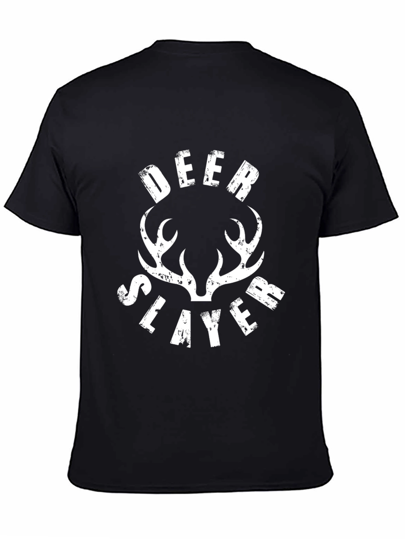 Deer Slayer Graphic T-Shirt - Black