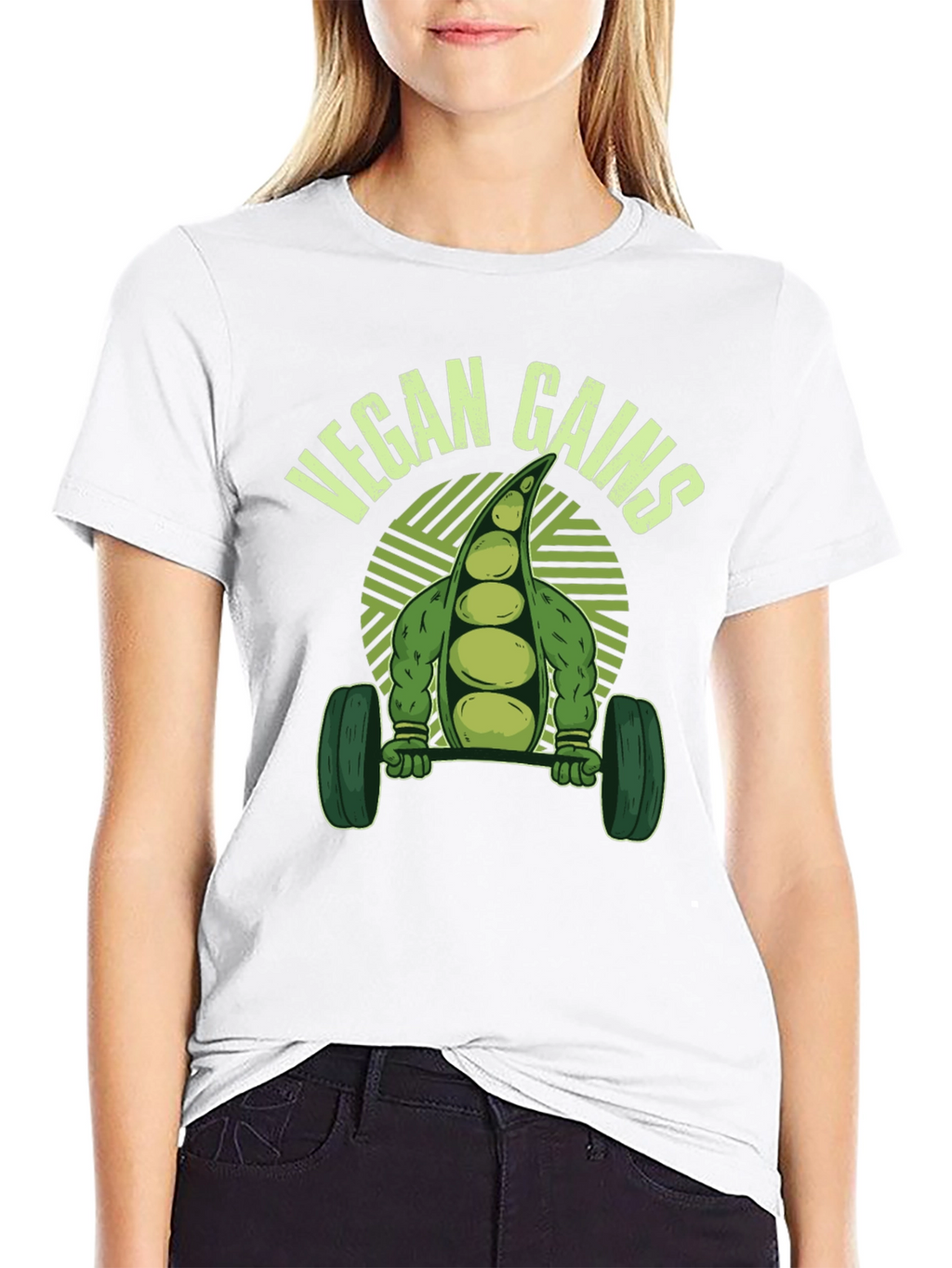 Vegan Gains T-Shirt - Fitness Apparel