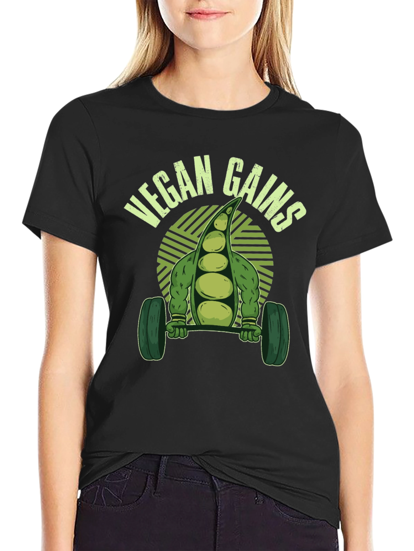 Vegan Gains T-Shirt - Fitness Apparel