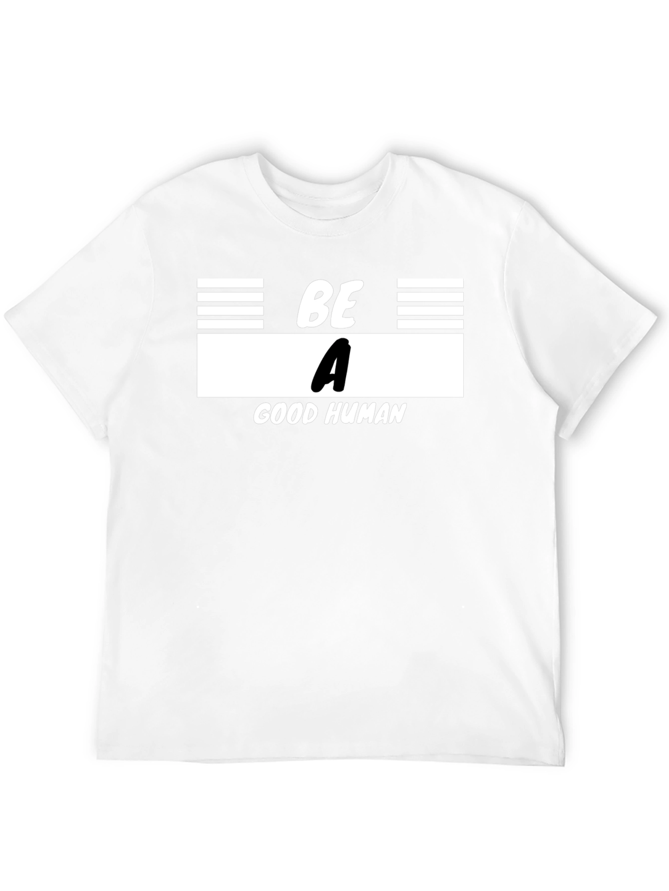Be A Good Human Graphic T-Shirt - Black