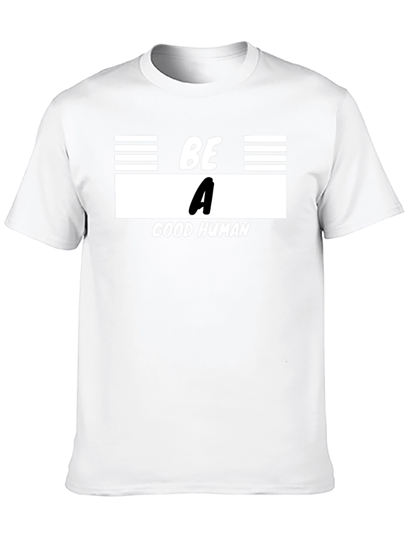 Be A Good Human Graphic T-Shirt - Black