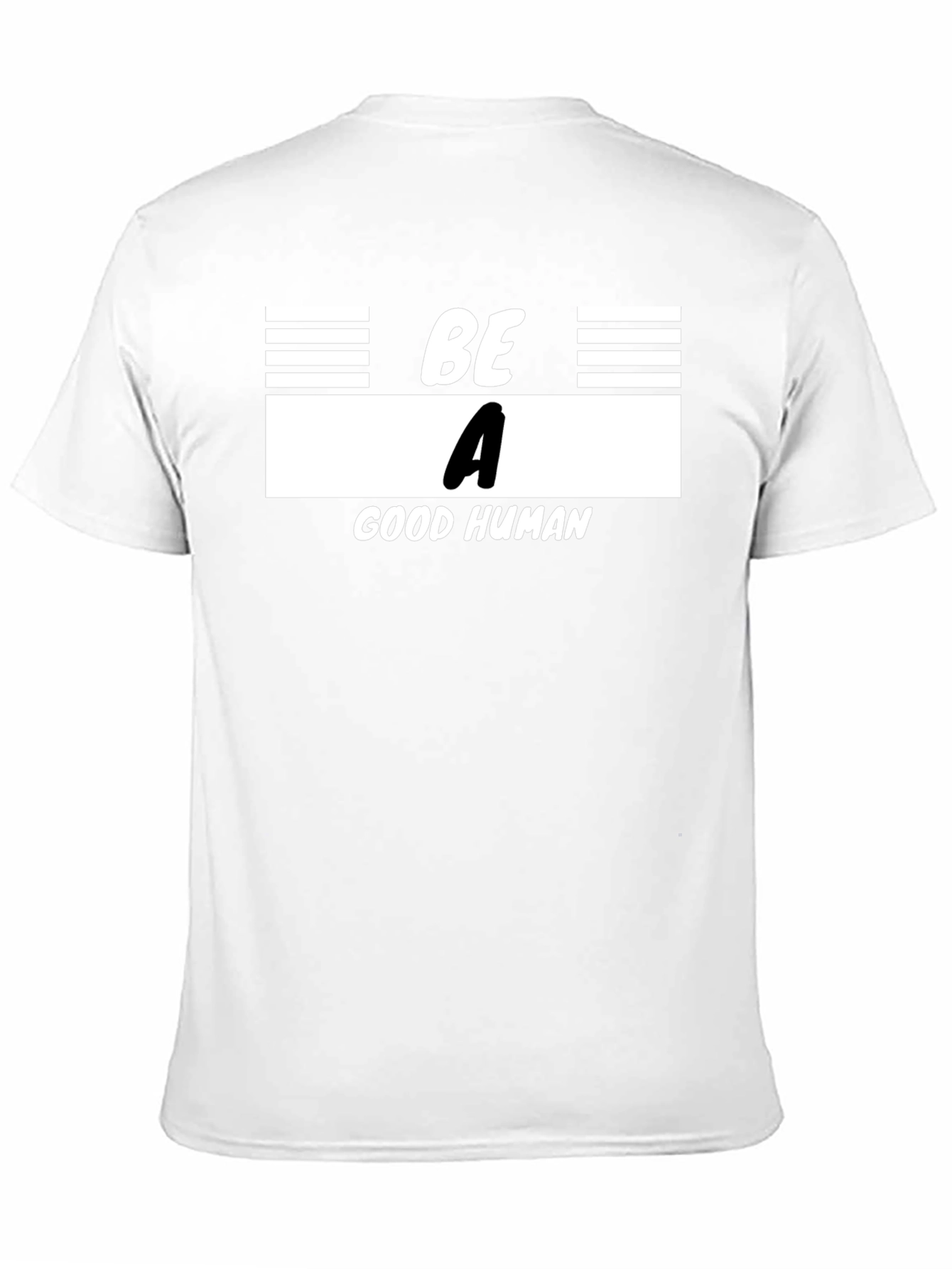 Be A Good Human Graphic T-Shirt - Black