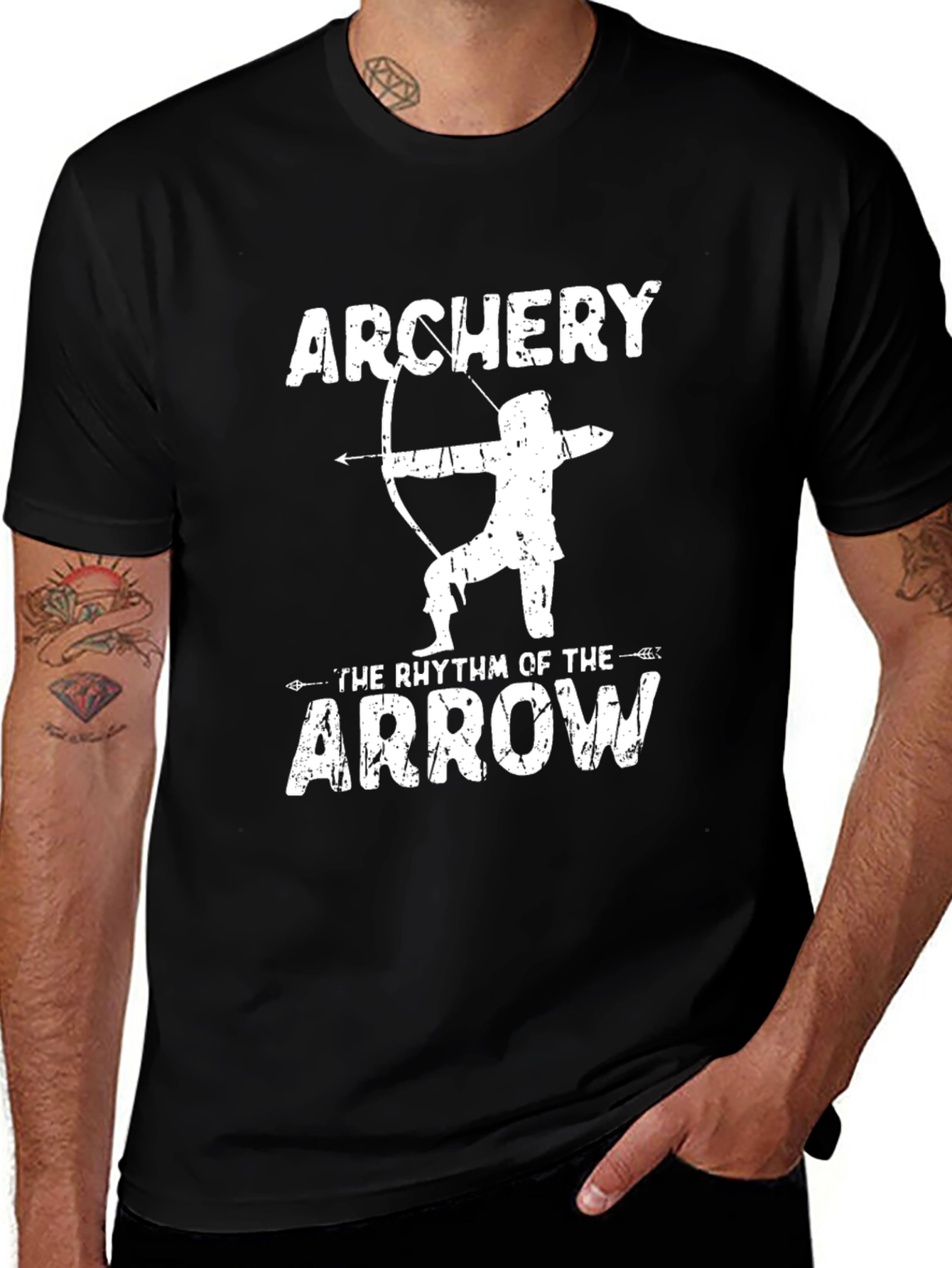 Archery T-Shirt: Rhythm of the Arrow Graphic Tee