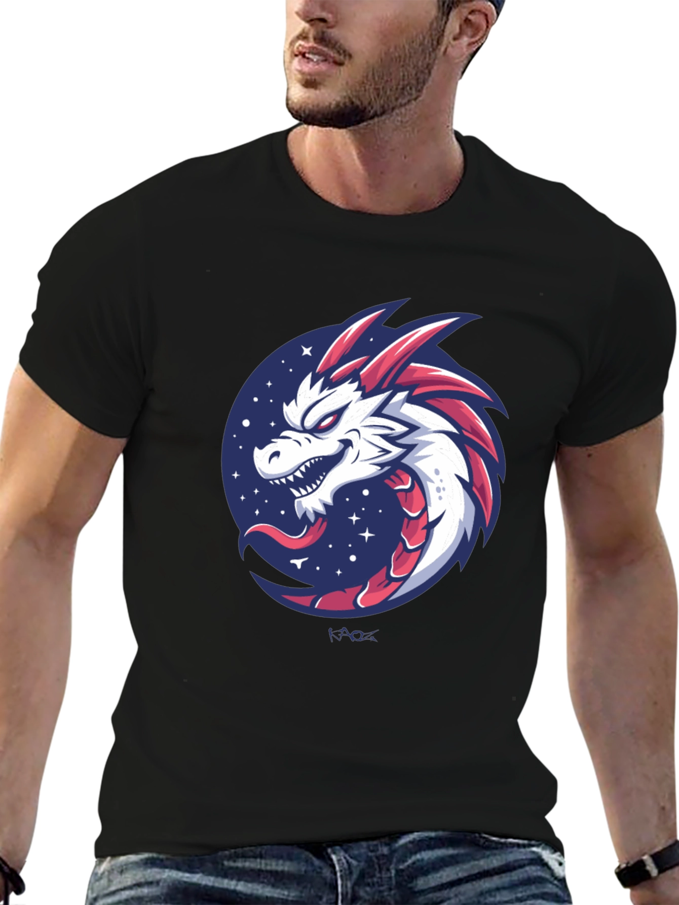 Dragon Graphic Black T-Shirt