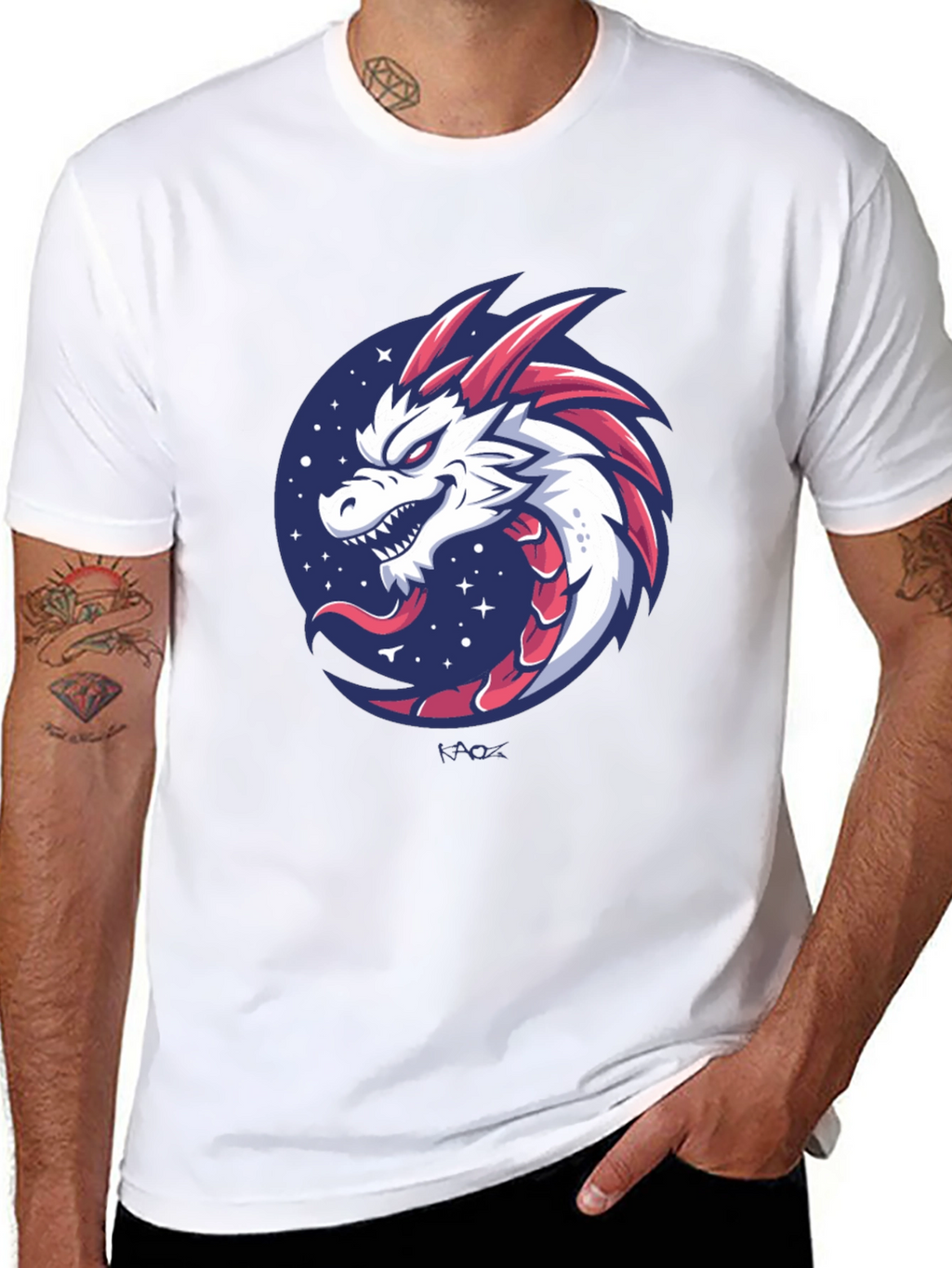 Dragon Graphic Black T-Shirt