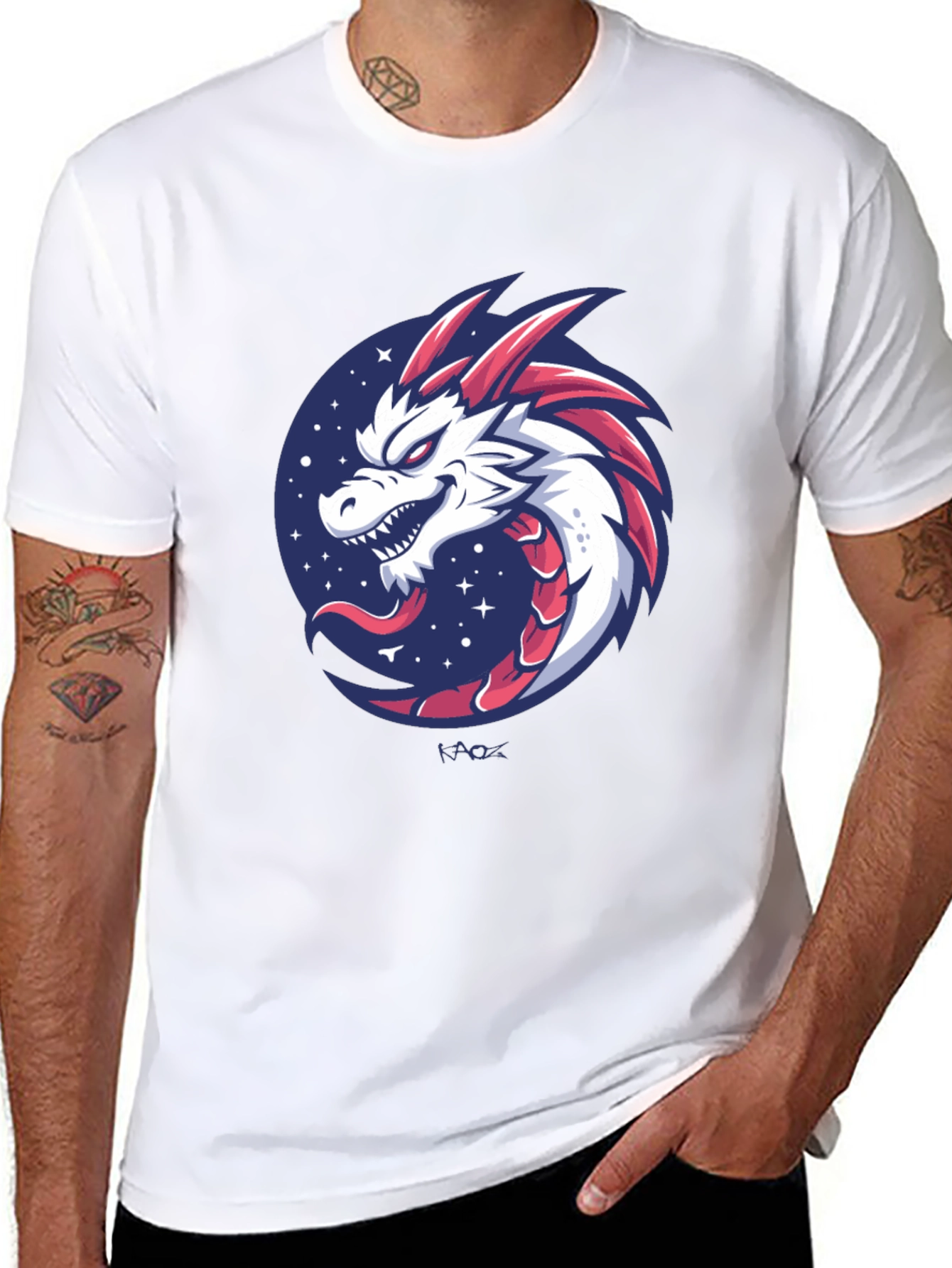 Dragon Graphic Black T-Shirt