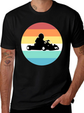 Retro Go-Kart Racing T-Shirt - Black