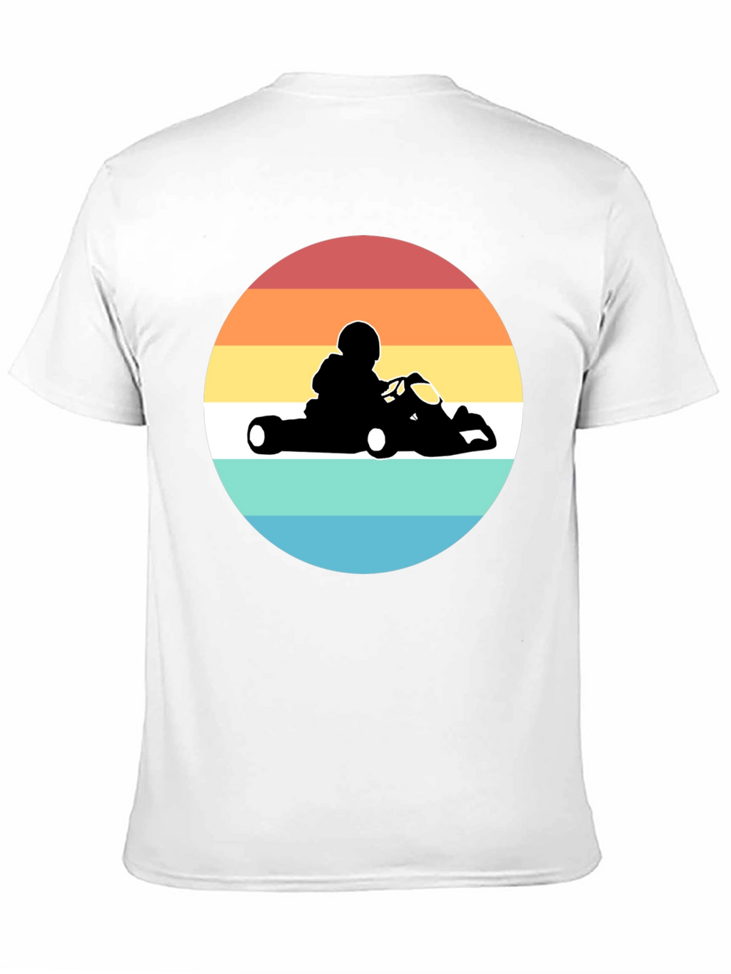 Retro Go-Kart Racing T-Shirt - Black