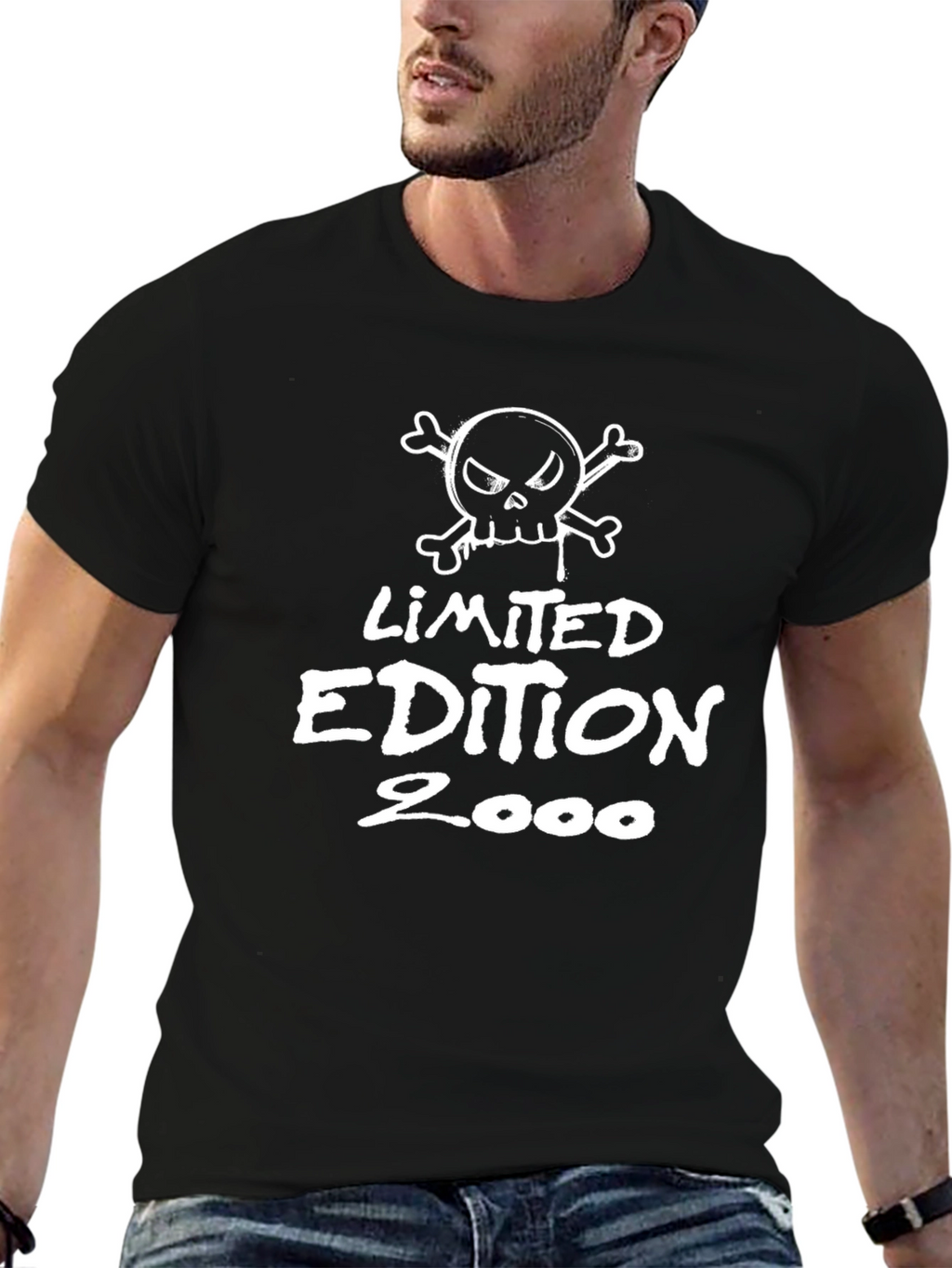 Limited Edition 2000 Black T-Shirt Skull