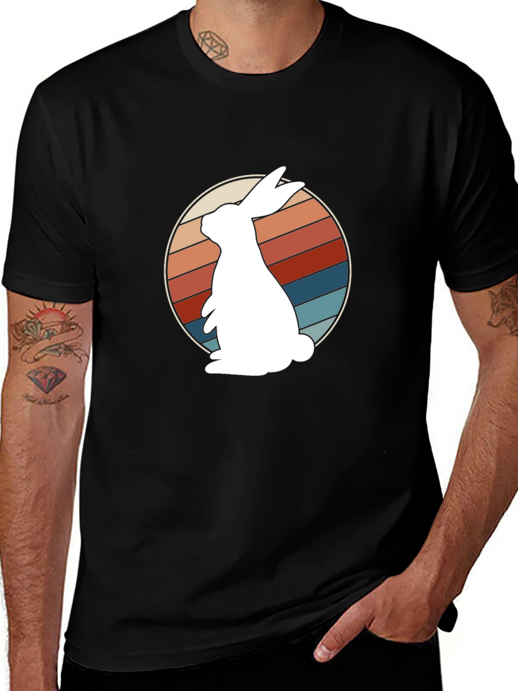Retro Rabbit Graphic Tee