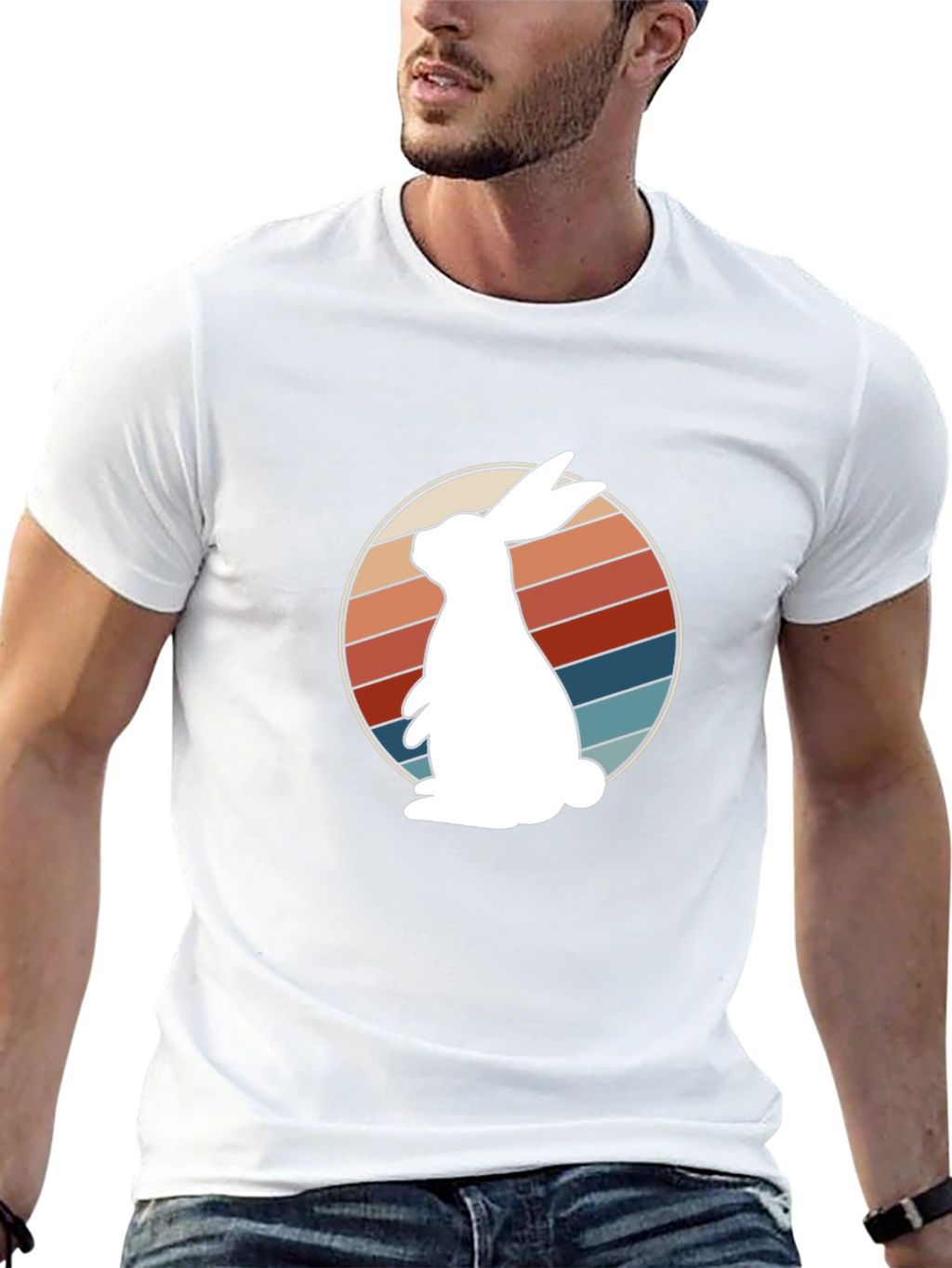 Retro Rabbit Graphic Tee