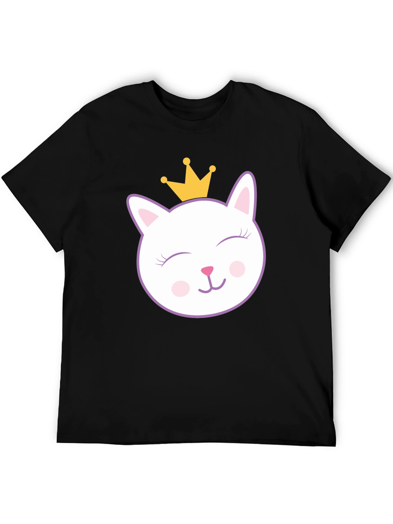 Cute Cat Princess Graphic T-Shirt