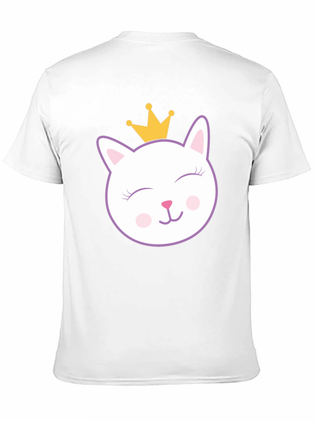 Cute Cat Princess Graphic T-Shirt