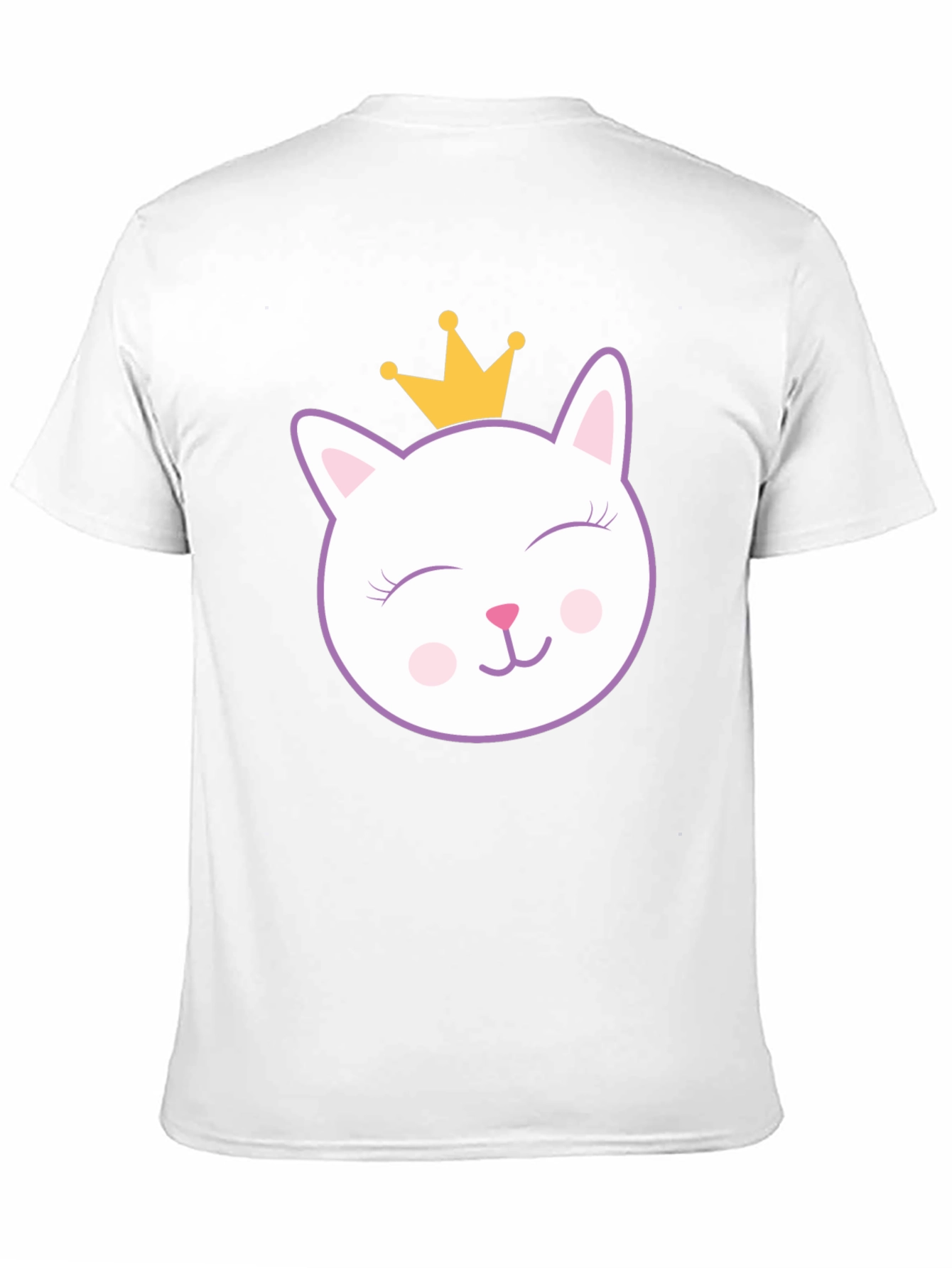 Cute Cat Princess Graphic T-Shirt