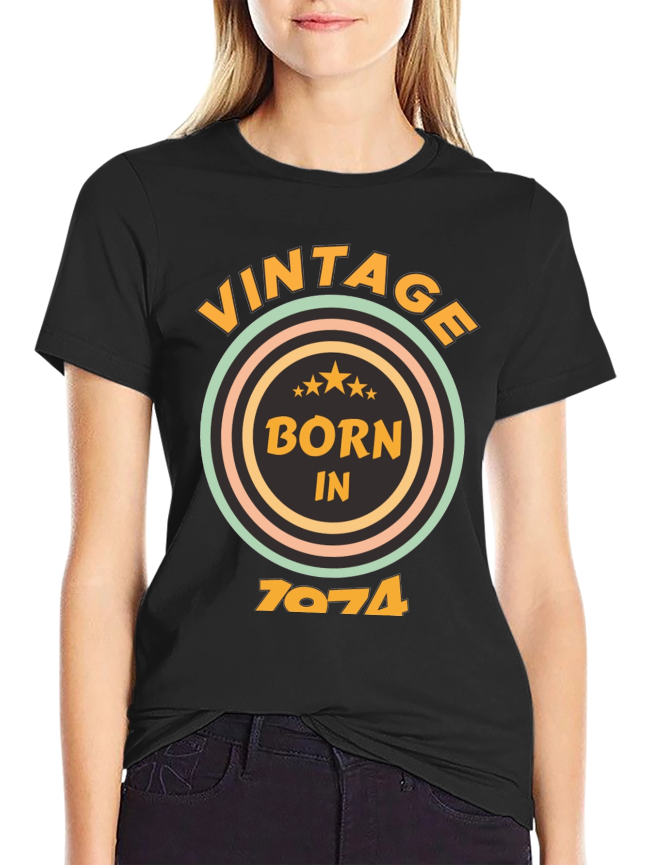 Vintage Born in 1974 T-Shirt