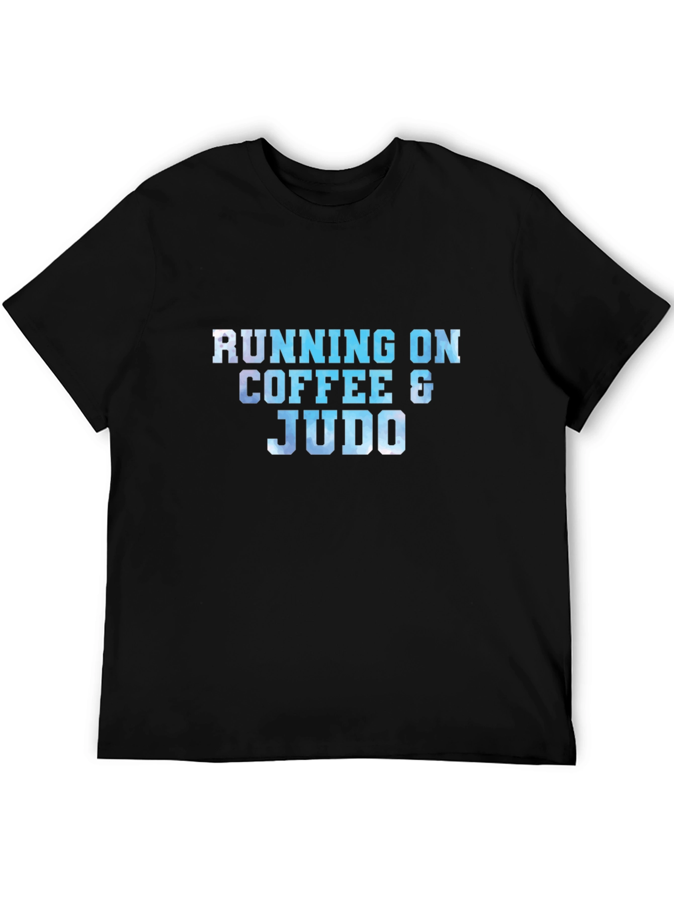 Running on Coffee & Judo Black T-Shirt