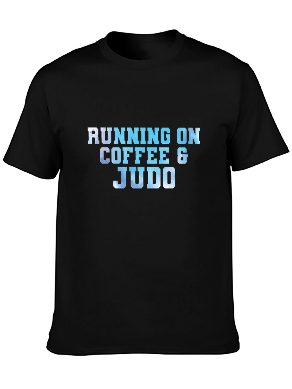 Running on Coffee & Judo Black T-Shirt