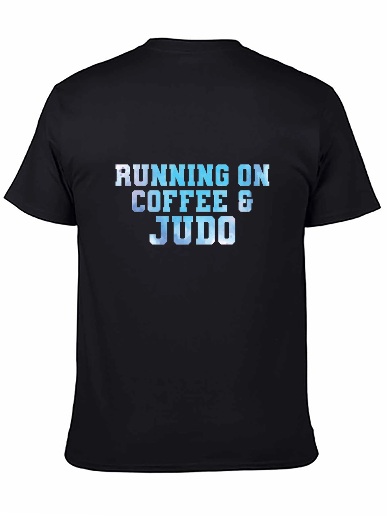 Running on Coffee & Judo Black T-Shirt