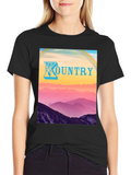 Kountry Mountain Rainbow Graphic T-Shirt