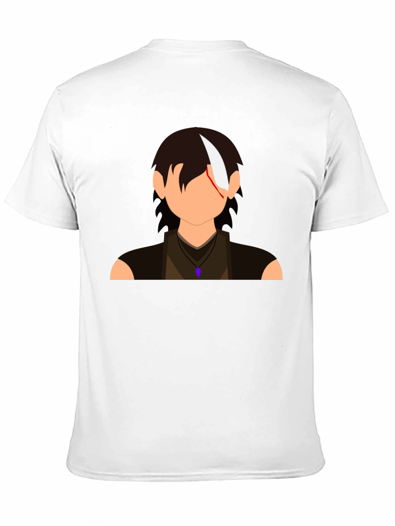 Anime Character Graphic Print Black T-Shirt