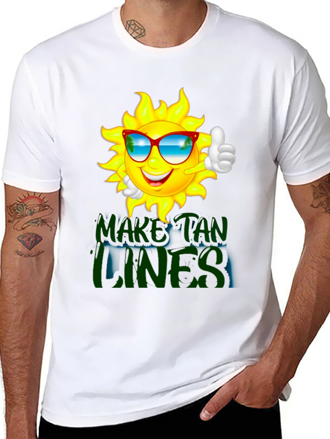 Make Tan Lines Summer T-Shirt