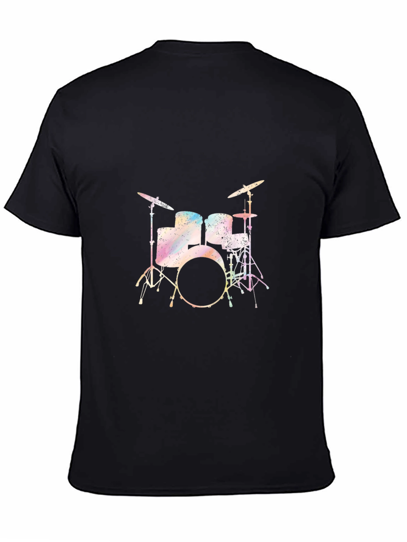 Drum Set Graphic Tee - Band Musician T-Shirt