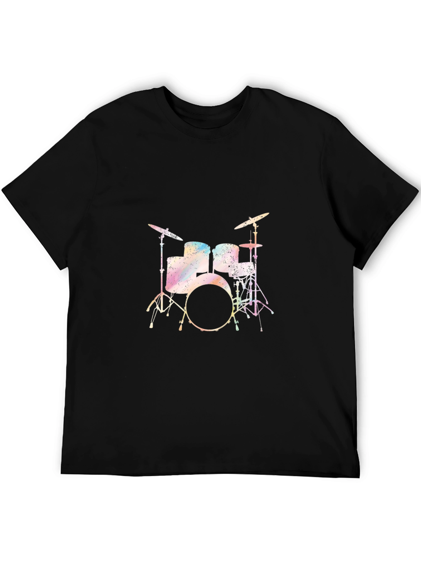 Drum Set Graphic Tee - Band Musician T-Shirt