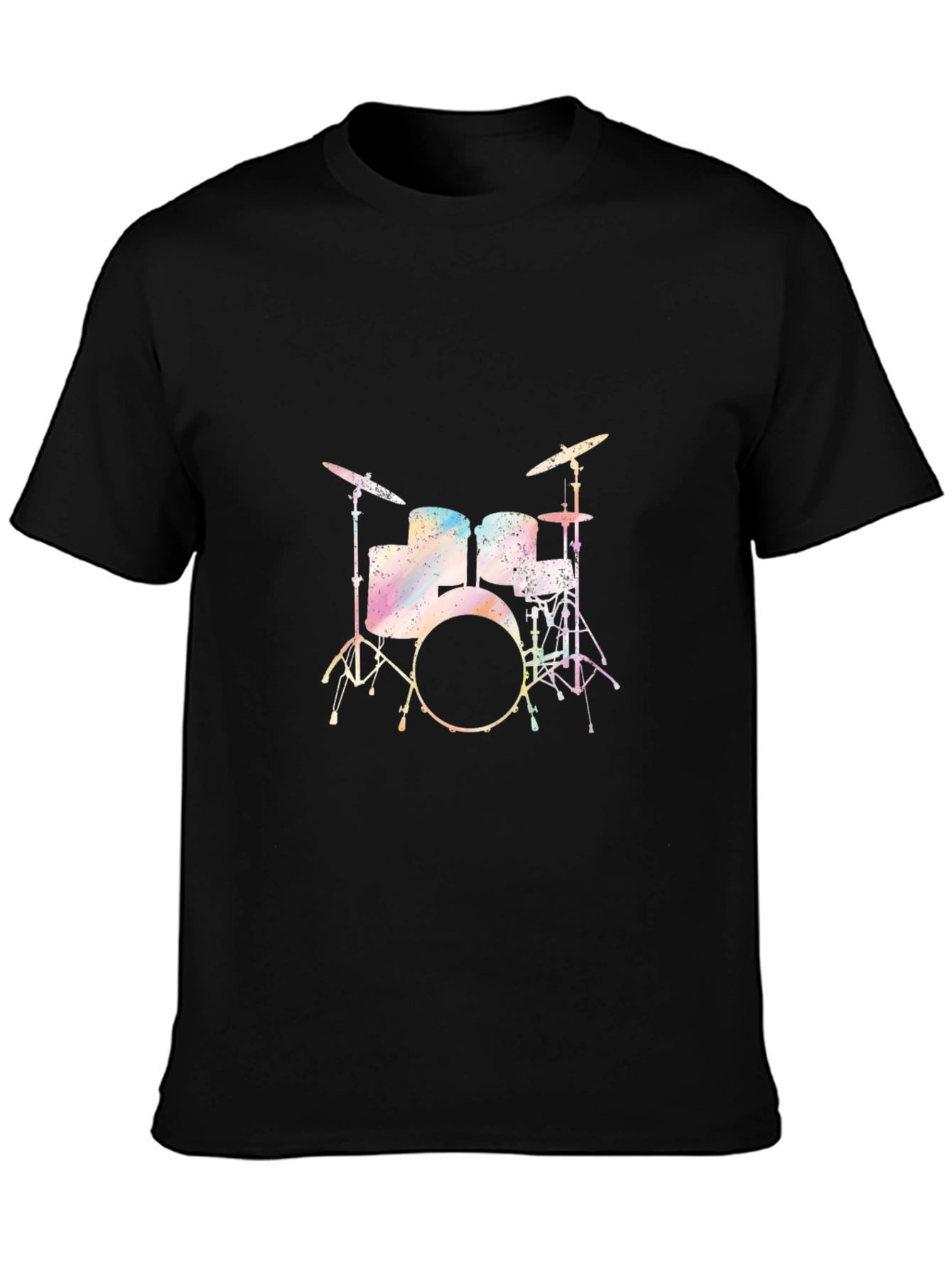 Drum Set Graphic Tee - Band Musician T-Shirt