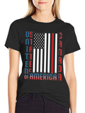 USA Canada Patriotic Graphic Tee