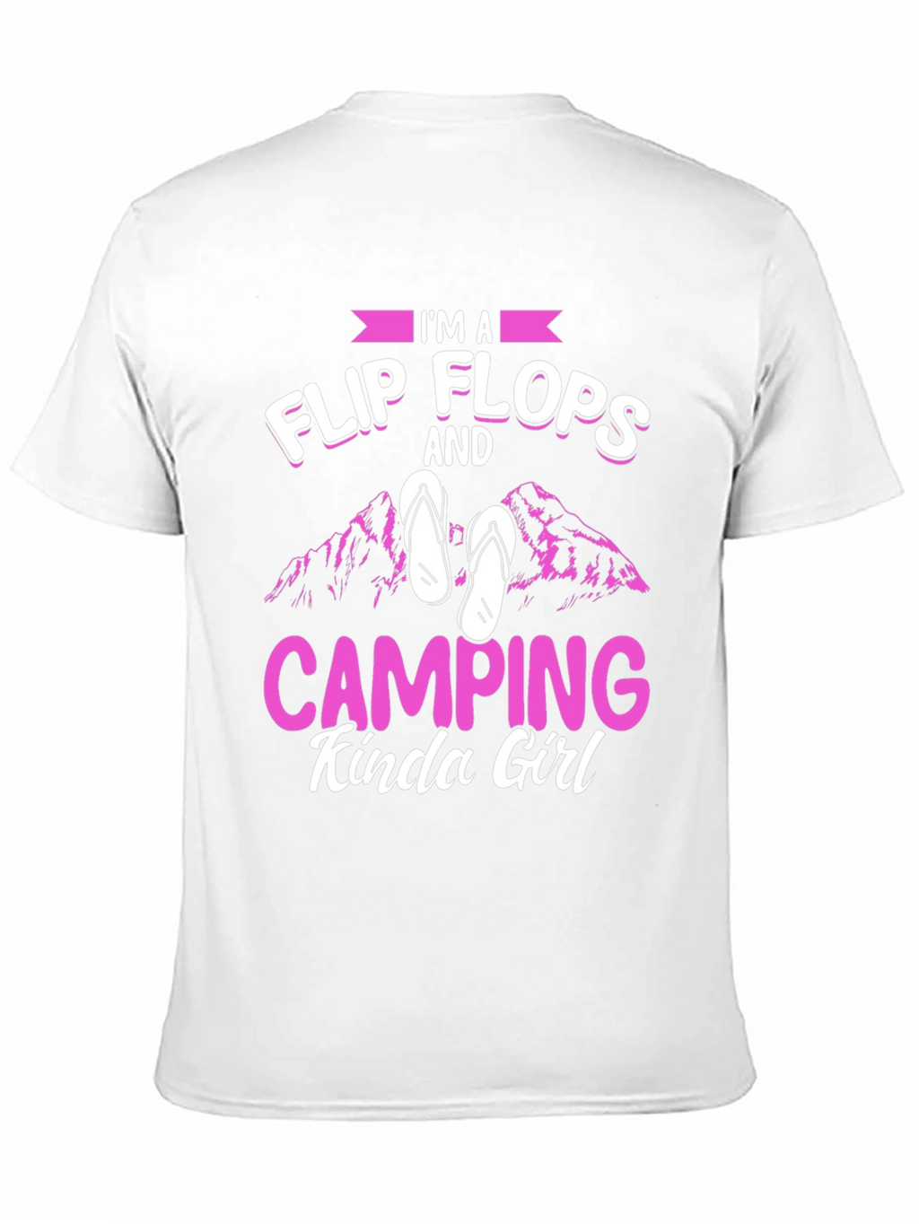 Flip Flops & Camping Girl T-Shirt