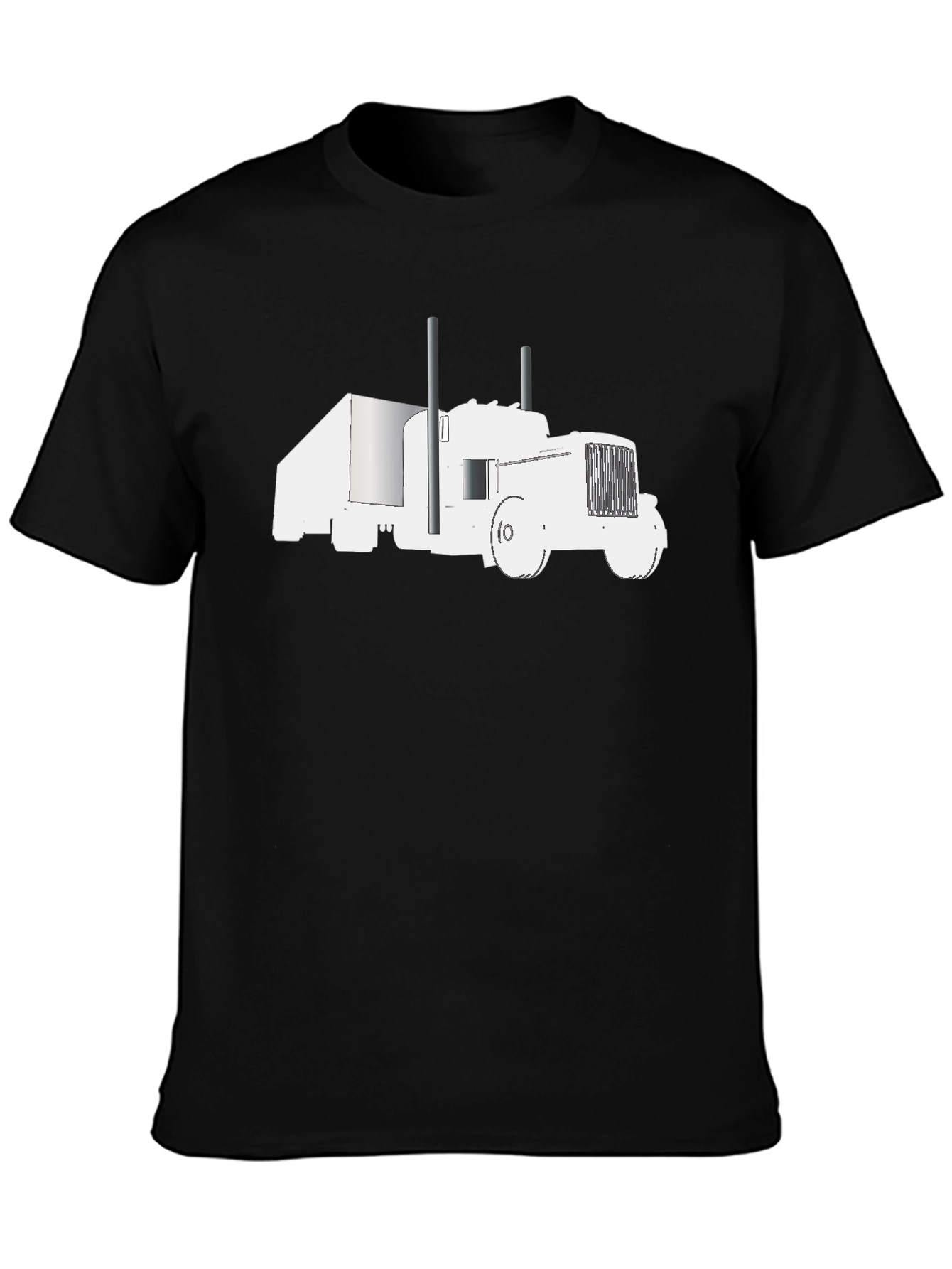 Black Truck Graphic Tee - Classic Style