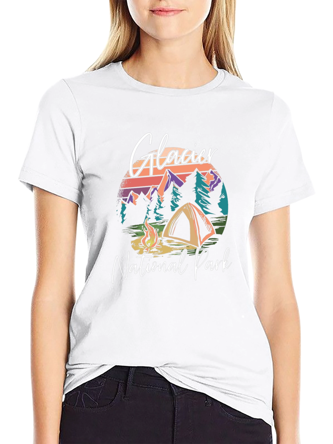 Glacier National Park Graphic T-Shirt