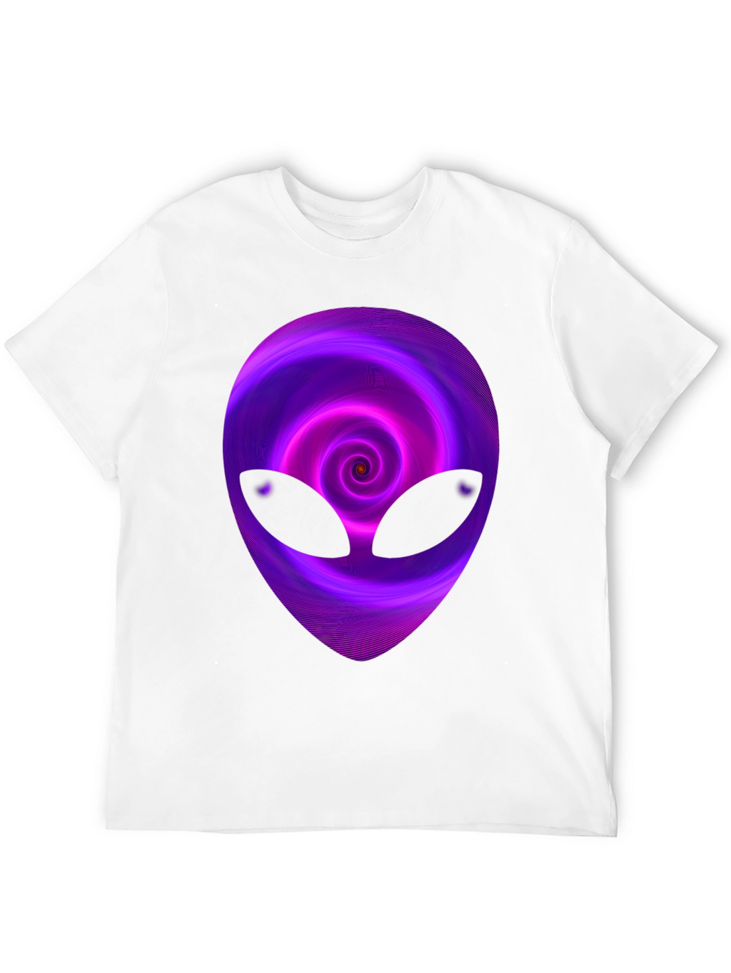 Alien Swirl Graphic T-Shirt - Mens Black Tee